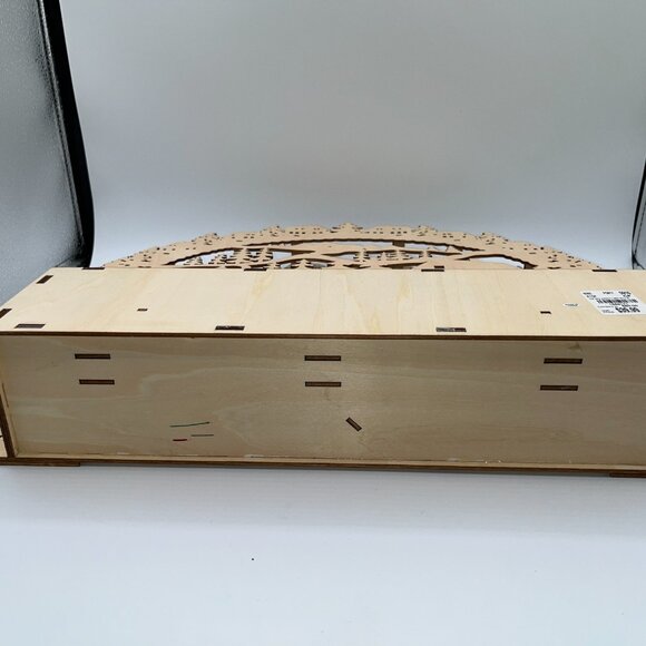 Wooden Cutout Candle Arch Christmas Lighted Holiday Display Snowman Snowball - Picture 14 of 15